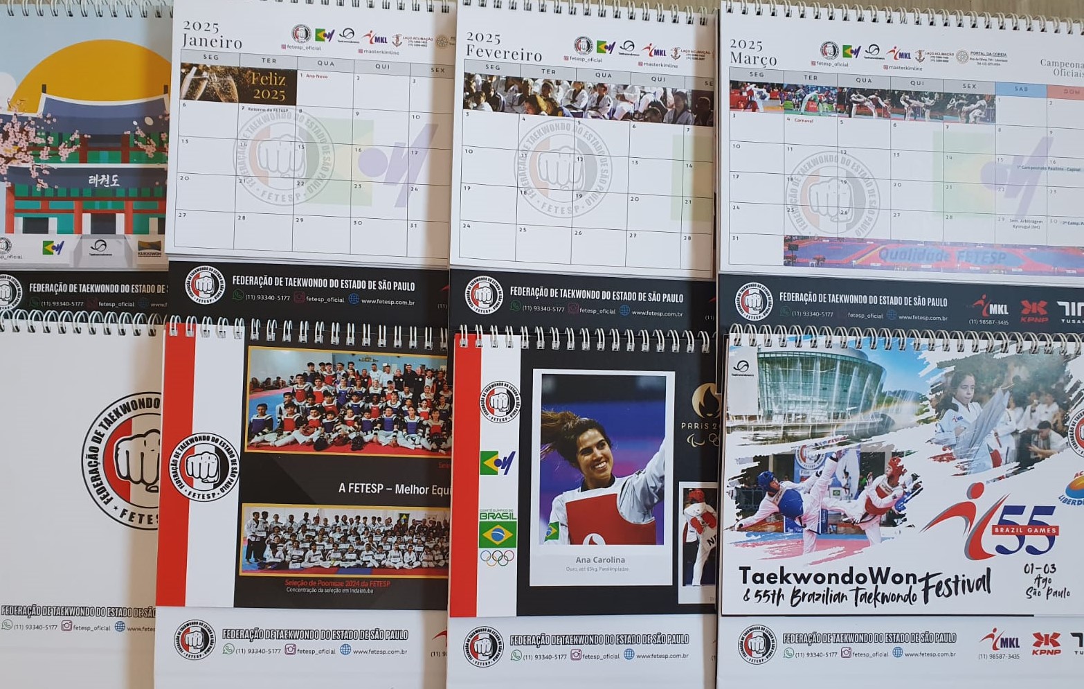 Calendário FETESP 2025 FETESP